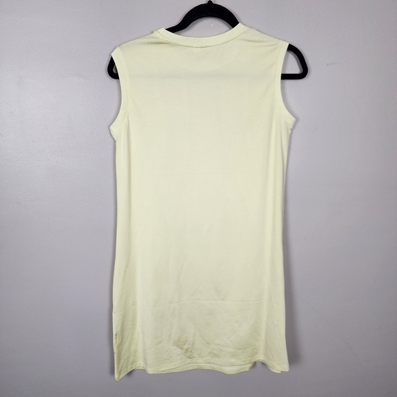 & other stories stretchy yellow mini dress, size 4, nwt - Picture 5 of 6